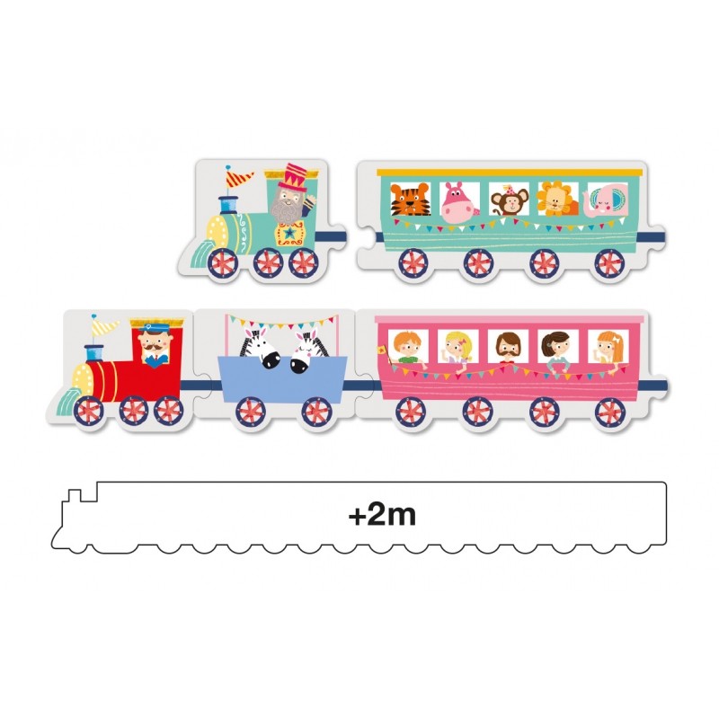 Apli Kids Puzzle Pociąg w domku 20 elementów 3+