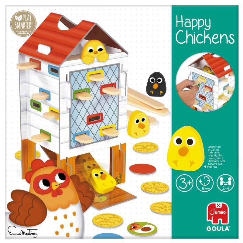 Goula Gra Rodzinna Happy Chickens 3+