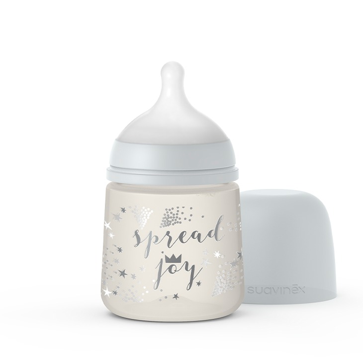 Suavinex Butelka SX PRO Spread Joy 150ML Szara Korona 0+