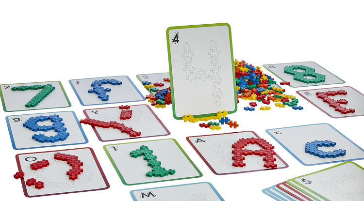 Plus-Plus Mini Mix 600 szt. Klocki z Kartami Pracy 5+