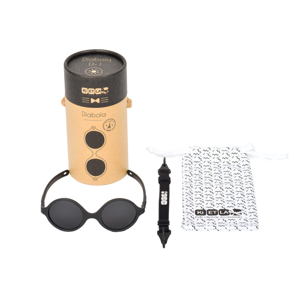 KiETLA Okulary Przeciwsłoneczne Diabola 0-1 BLACK