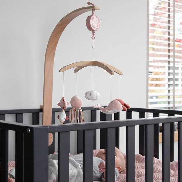 Little Dutch Karuzela Ocean Róż Drewniana 0+