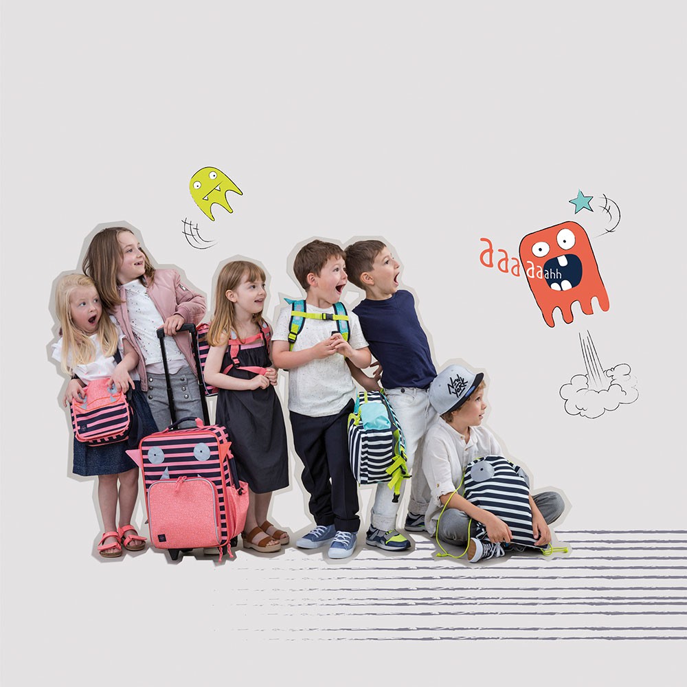 Lassig Plecak Little Monster Termoizolacja Granatowy