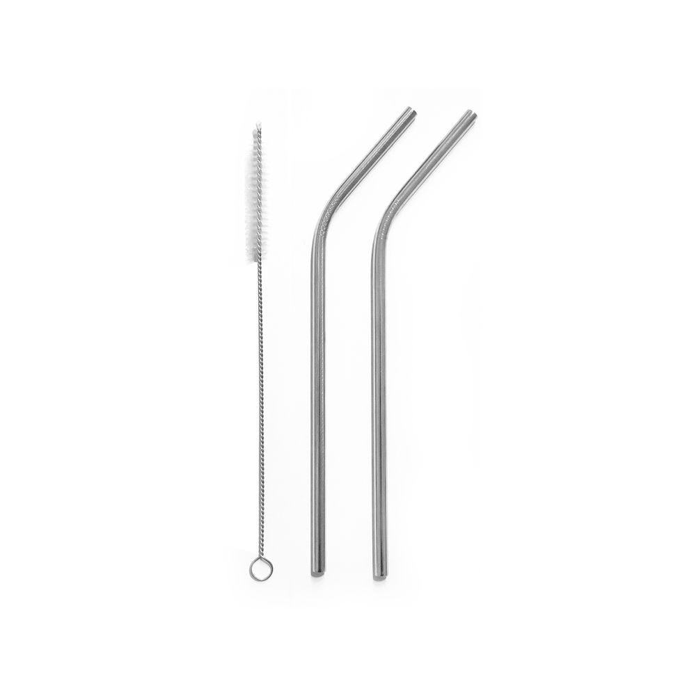 Cool Bottles Słomki Stal Nierdzewna 2szt. Wielokrotnego Użytku