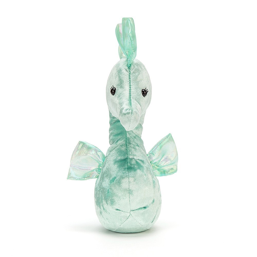 Jellycat Konik morski zielony 22cm | Pluszak od 12m+