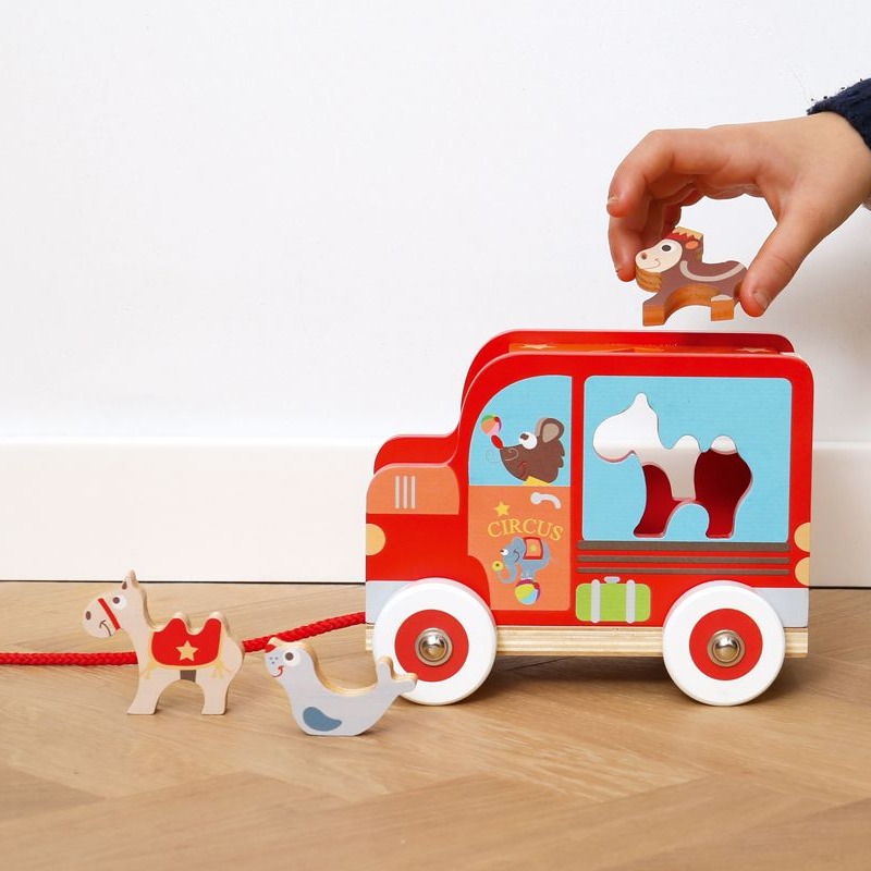 Scratch Samochód Sorter Cyrk do Ciągnięcia +18m