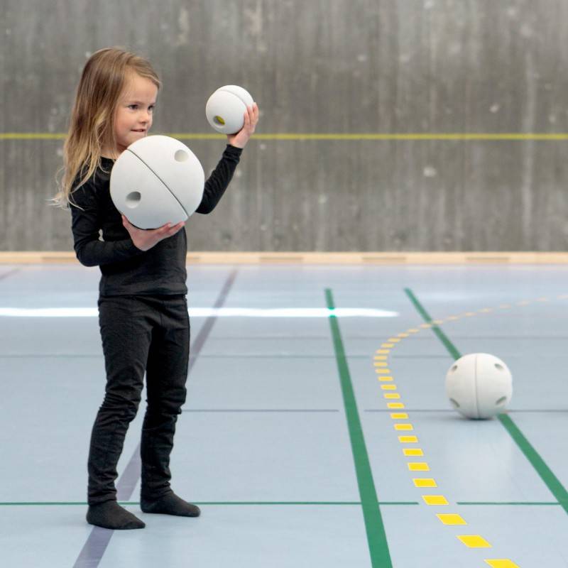 MODU, Half Ball Kit - piankowe półkule rozwijające motorykę dużą - niebieskie