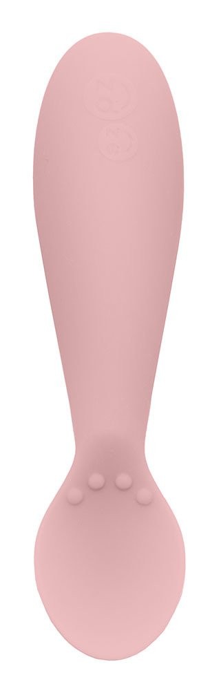 EZPZ Komplet naczyń silikonowych First Foods pastelowy róż 6m+