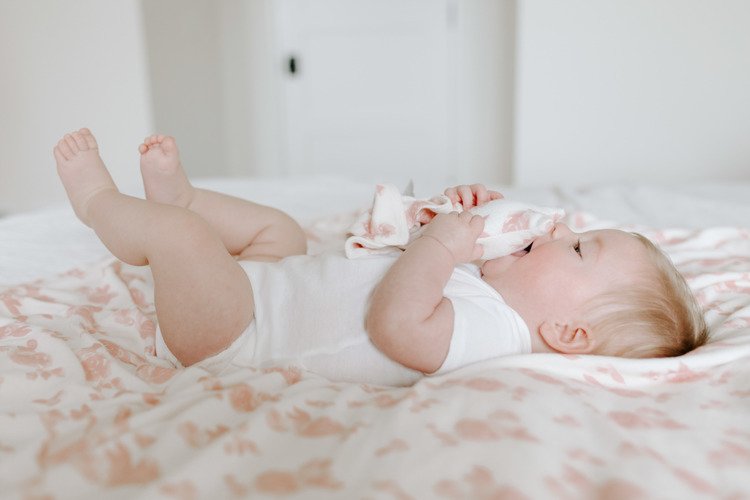 Aden & Anais Kocyk i Czapeczka Snuggle Knit Rosettes 0+