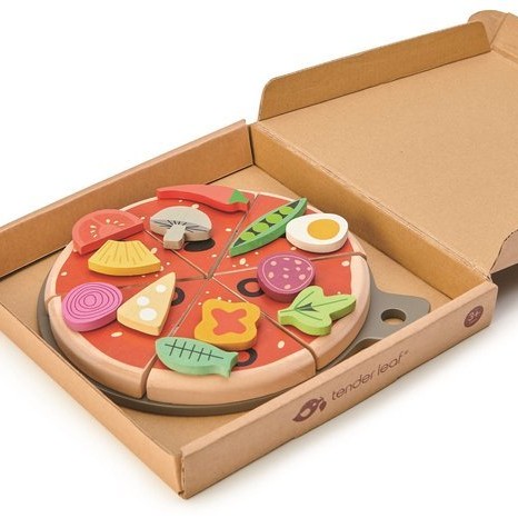 Tender Leaf Toys Drewniana Pizza z Dodatkami 3+