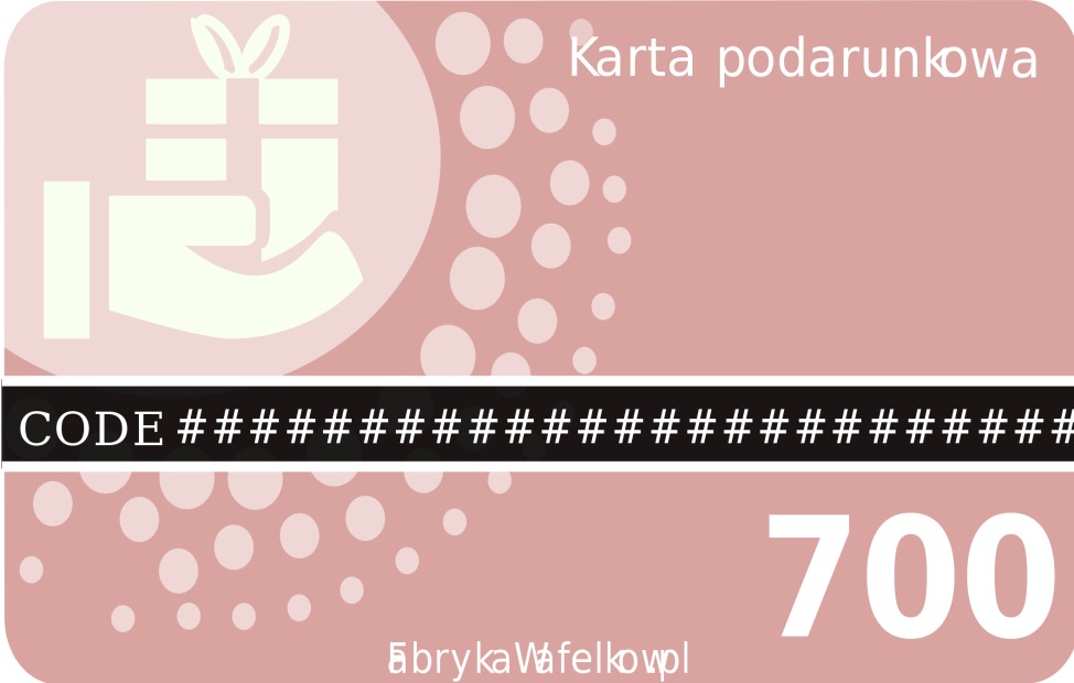 Karta podarunkowa 700 zł na zabawki premium