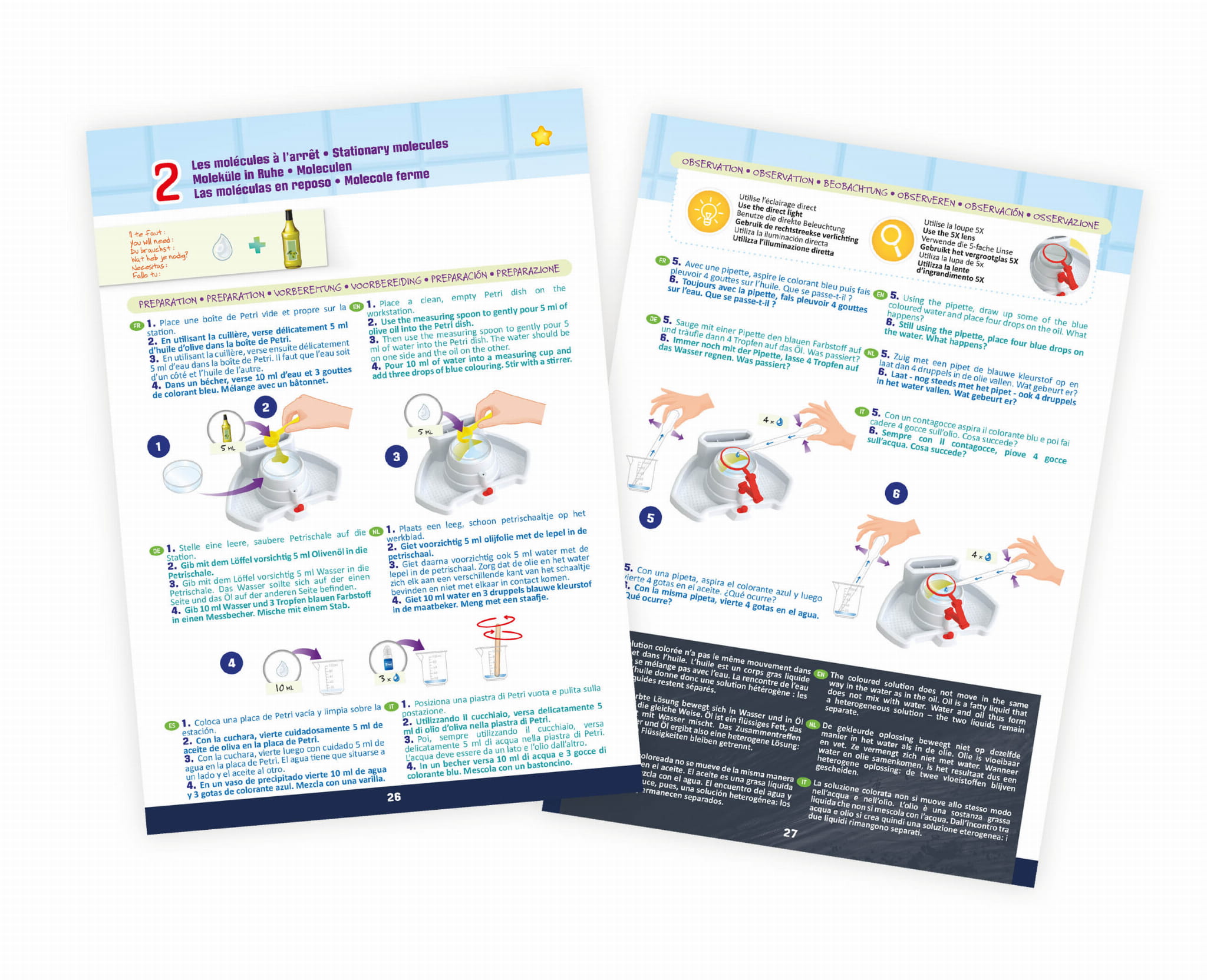 Buki Zestaw Chemia pod mikroskopem - 30 eksperymentów 8+