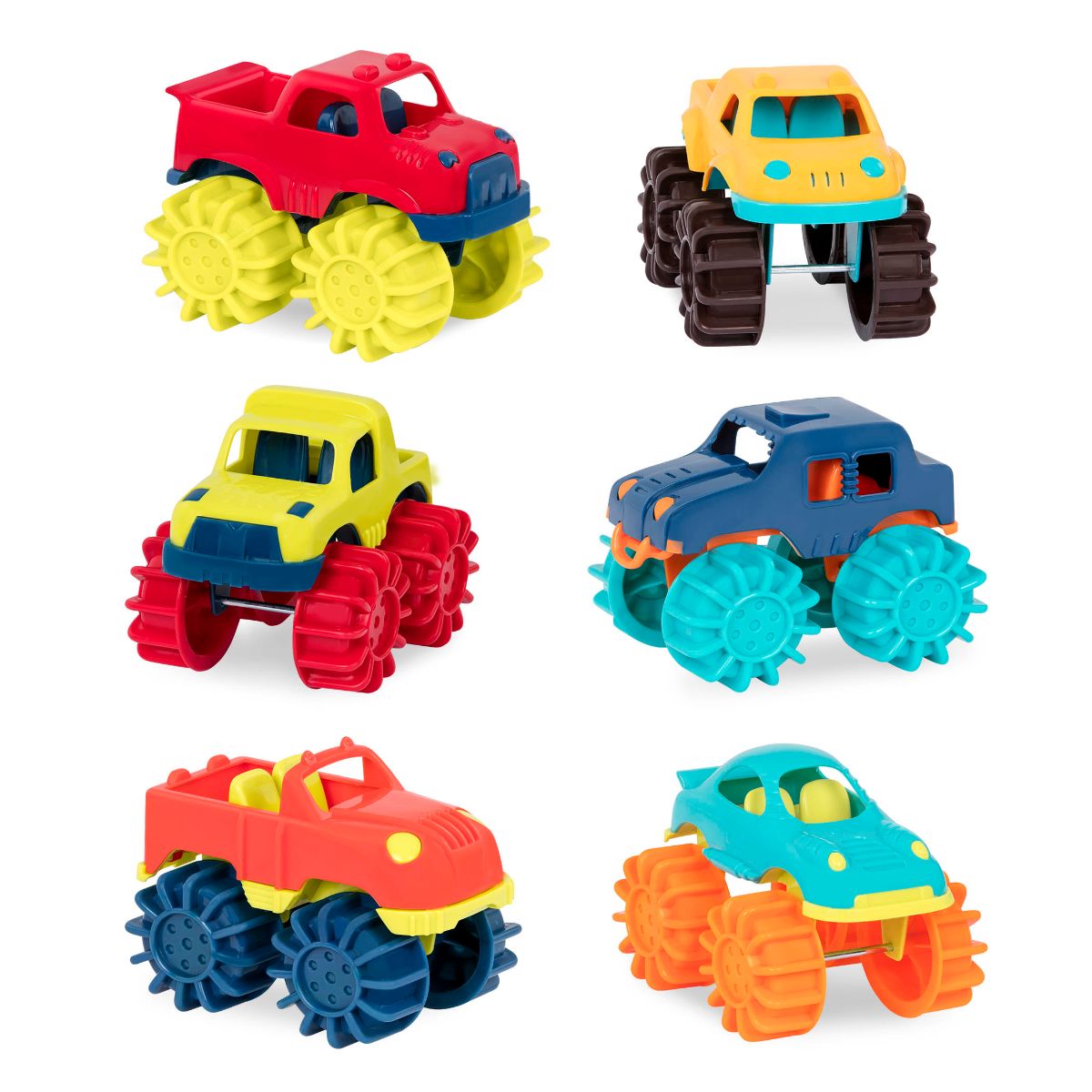 Btoys Zestaw 6 Monster Trucków 18m+