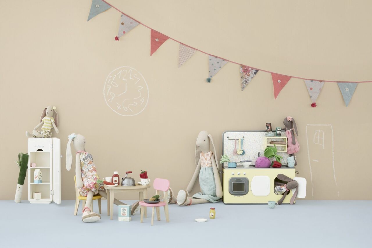 Maileg Metalowa Kuchnia Retro z Wyposażeniem 3+ lat