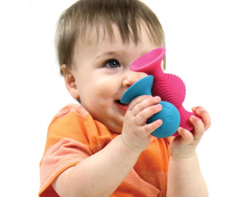 Fat Brain Toys Przyssawki Bobo - Sensoryczne 6m+