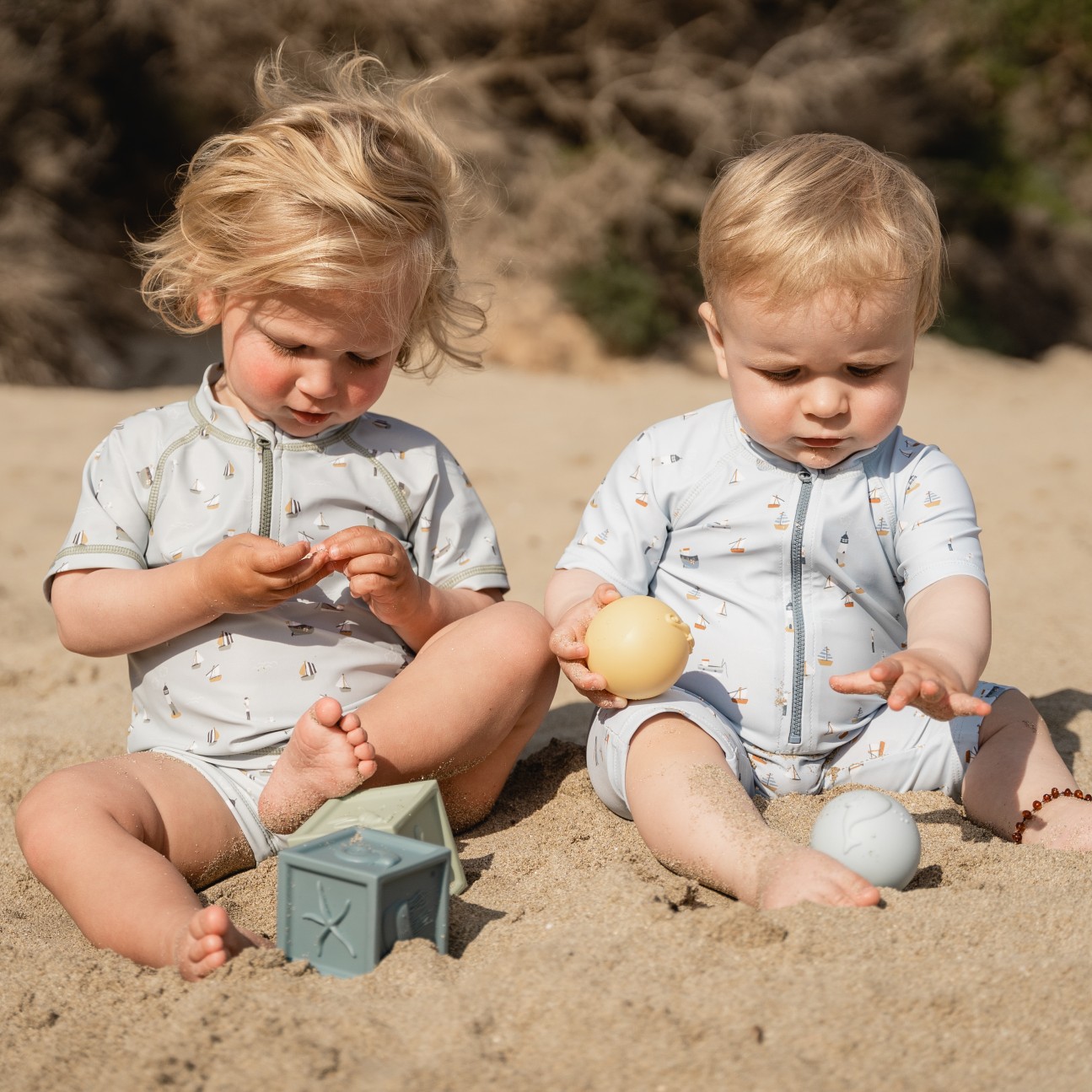 Little Dutch Kostium kąpielowy Sailors Bay Blue 98/104