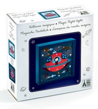 Djeco Magiczny obrazek lampka kosmonauta 3+