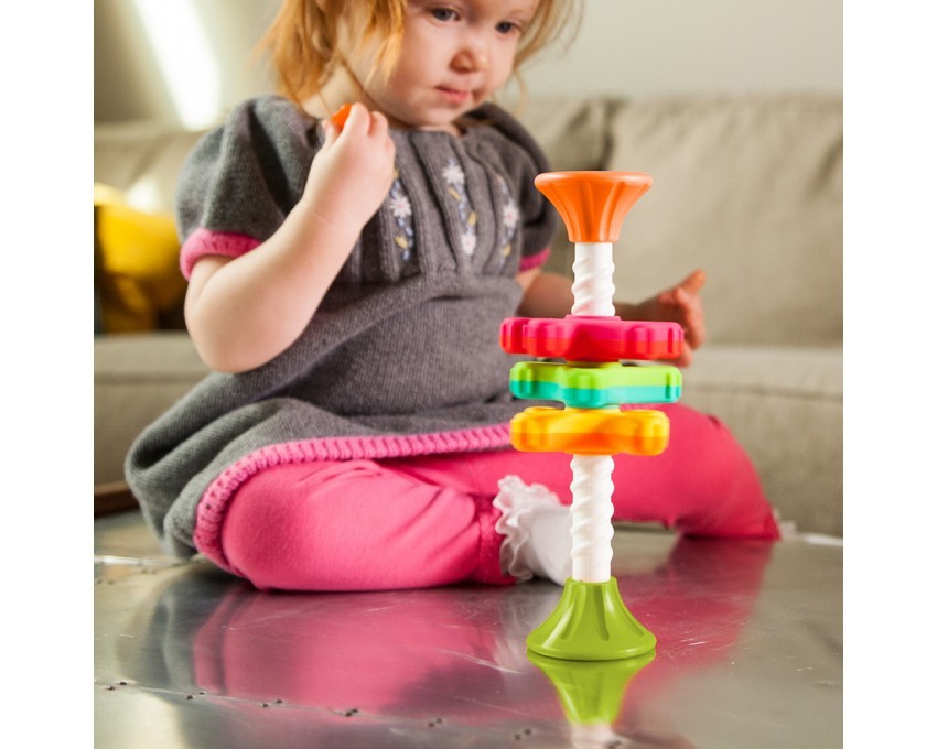 Fat Brain Toy Zakręcone MiniSpinny Sensoryczne 10m+