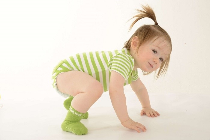 Skarpetki Greenery Antypoślizgowe Zielone 12-24m