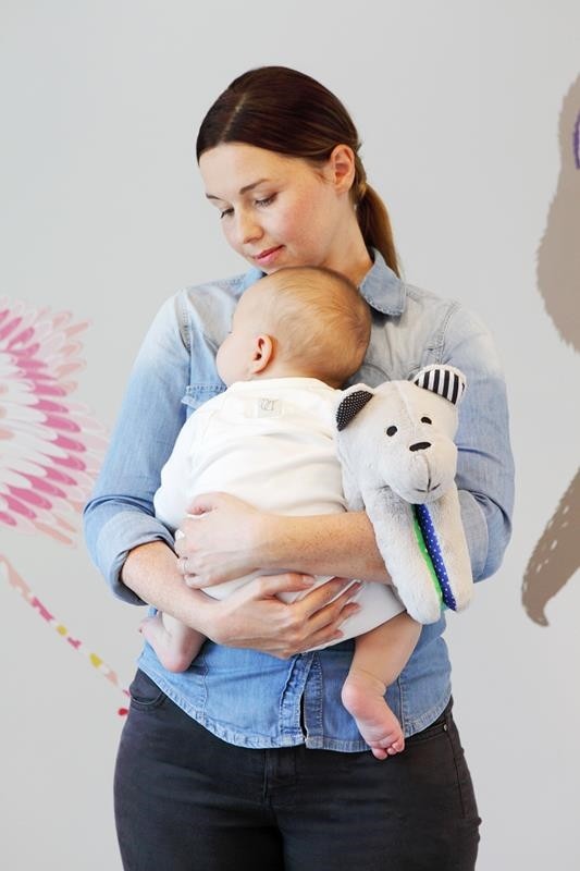 Szumiący Miś Whisbear CRYsensor Cytryna od 1 dnia | Zabawka