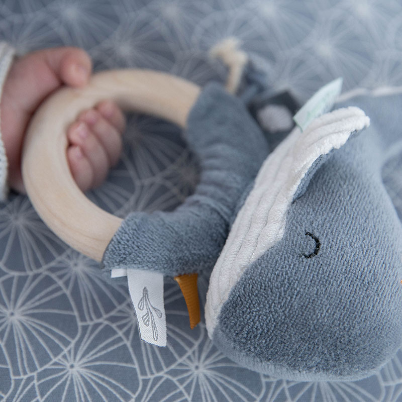 Little Dutch Grzechotka Wieloryb Ocean Błękit 0+