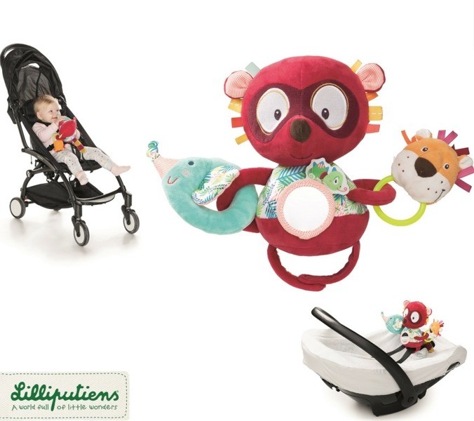 Lilliputiens Lemur Georges Zabawka do wózka 0+