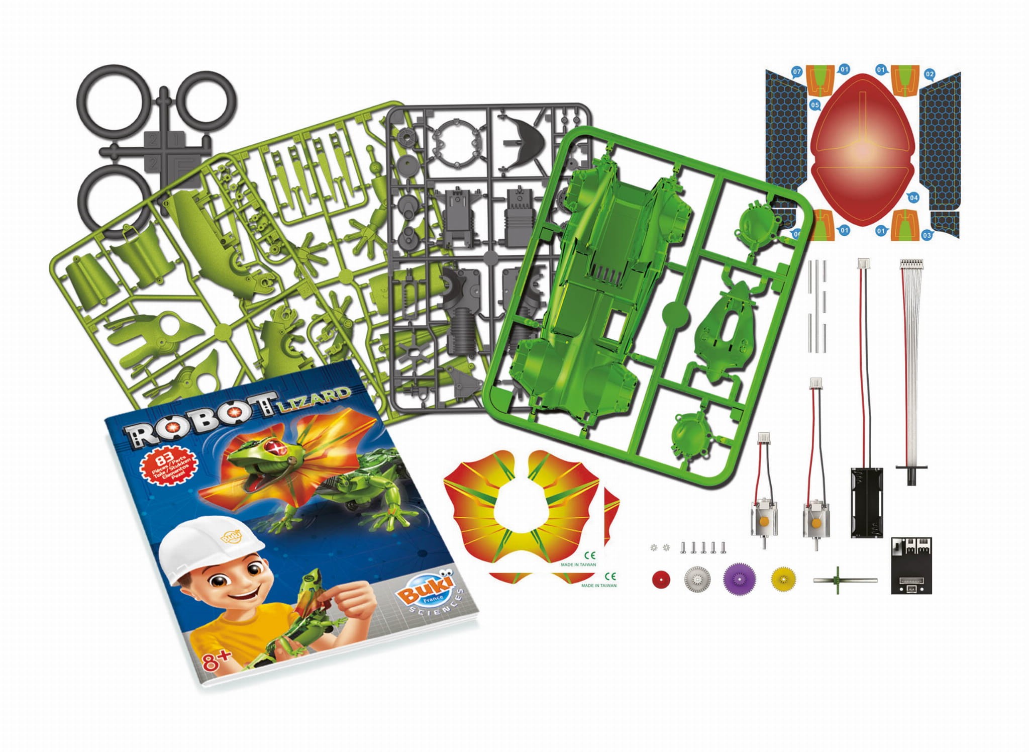 Buki Robot Jaszczurka DIY Zestaw +8 lat