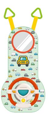 Kierownica i lusterko do samochodu