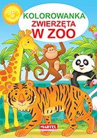 Martel Zwierzęta w zoo Kolorowanka 32 strony 3+