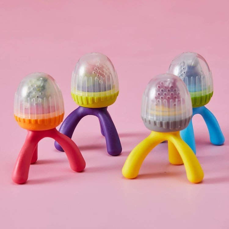 B.Box Gryzak Silikonowy do Pokarmu Lemon Sherbet 3+ m