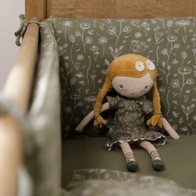 Little Dutch Przytulaczek do smoczka Wild Flowers Oliwka