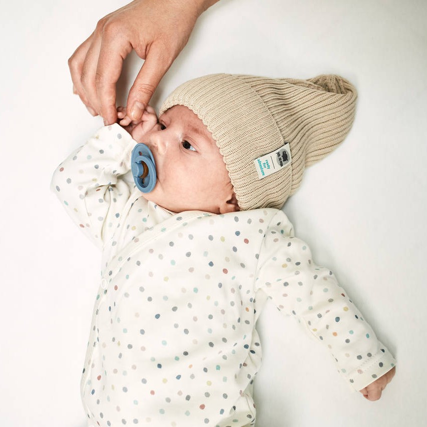 Pink No More Czapka Beanie 0-24m Zielona