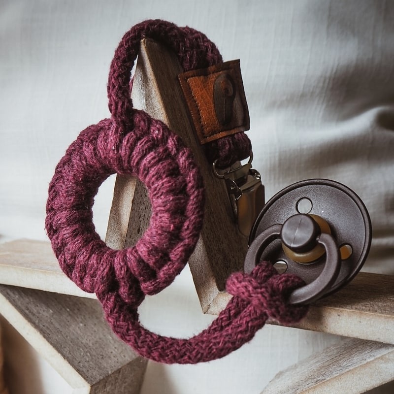 Hi Little One Sznurkowana Zawieszka do Smoczka OEKO-TEX 6m+