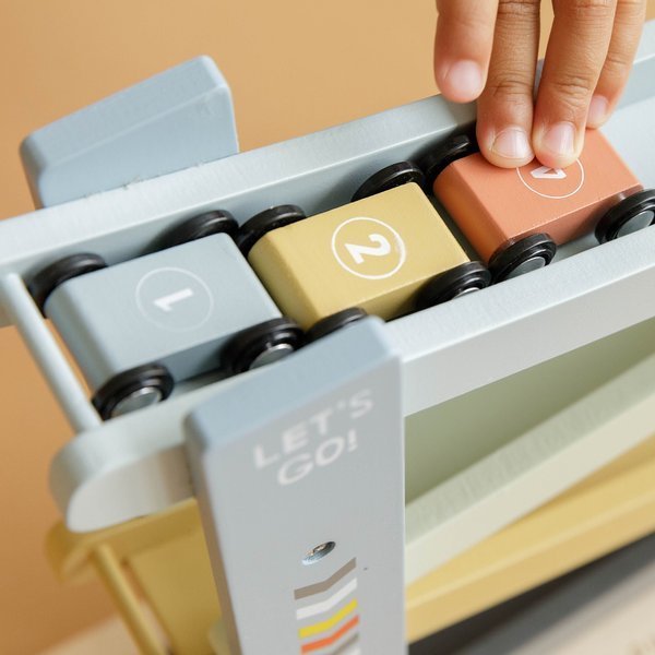 Little Dutch Zjeżdżalnia Samochodowa Błękitna 18m+