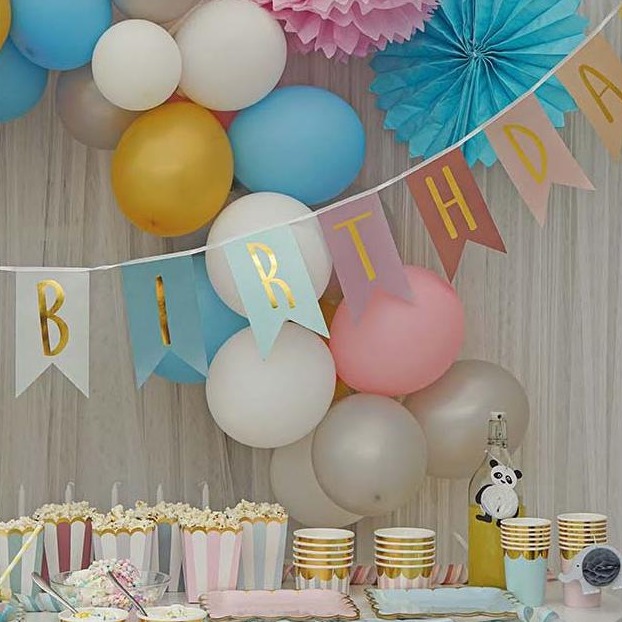 JaBaDaBaDo Girlanda Happy Birthday - Dekoracja 0+