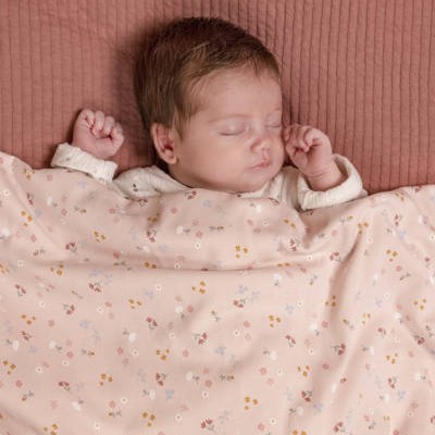 Little Dutch Ręcznik Kapturkowy Little Pink Flowers 75x75cm