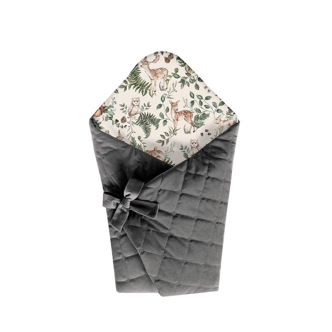 Babysteps Rożek Animals Garden Light Gray 0+