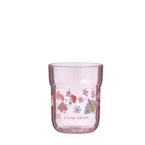 Little Dutch, Szklanka dla dzieci Mio Flowers & Butterflies