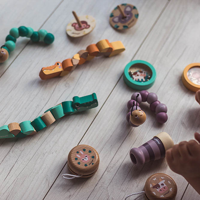 Janod Drewniane Jojo Pocket 6+