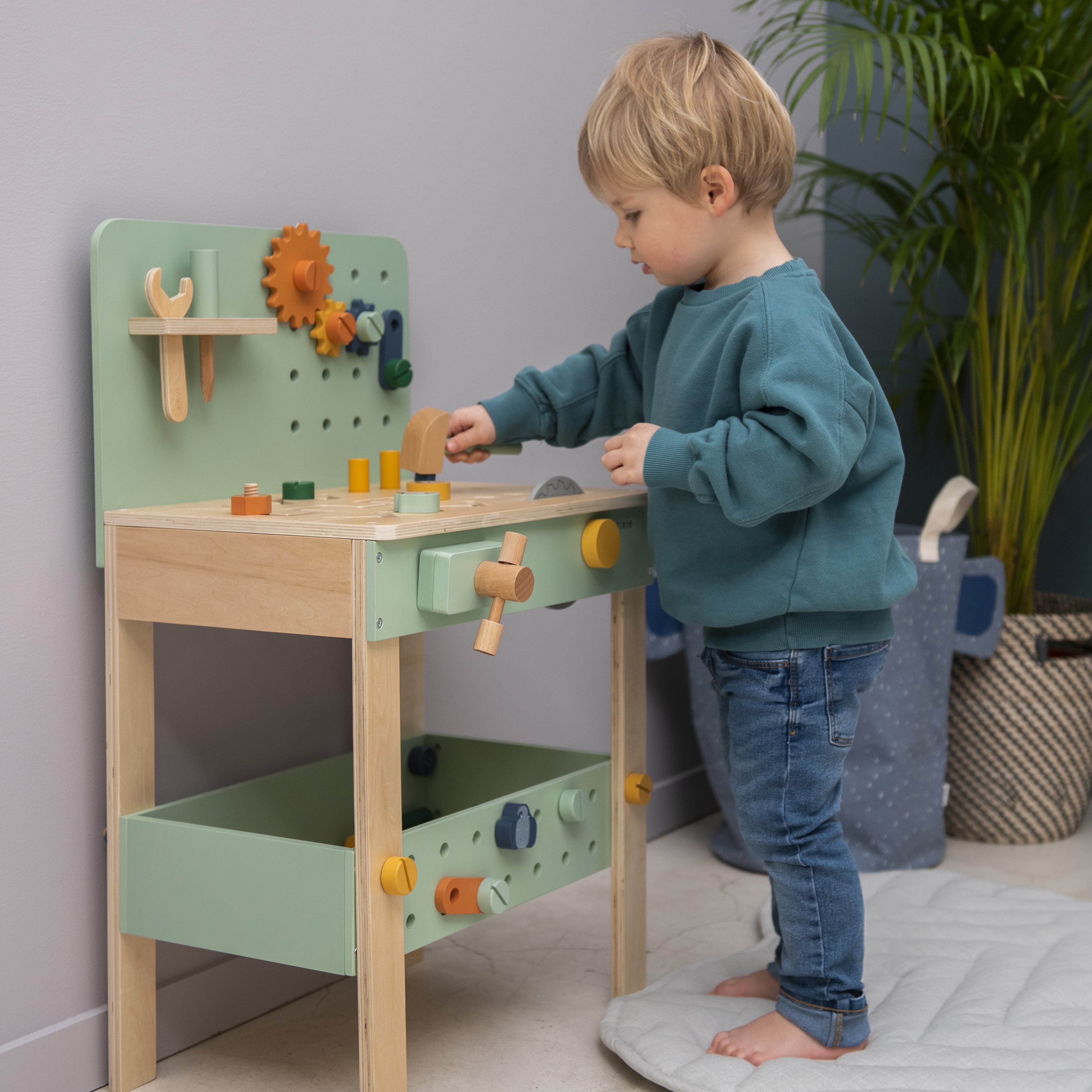 Trixie Drewniany Warsztat Majsterkowicza Zwierzęta 3+