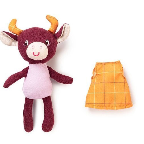 Lilliputiens Krówka Rosalie Przytulanki z Matą 2+ | Fabryka Wafelków