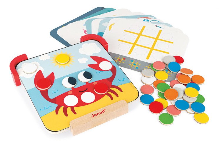 Janod Układanka magnetyczna Uczę się kolorów 2+ lat