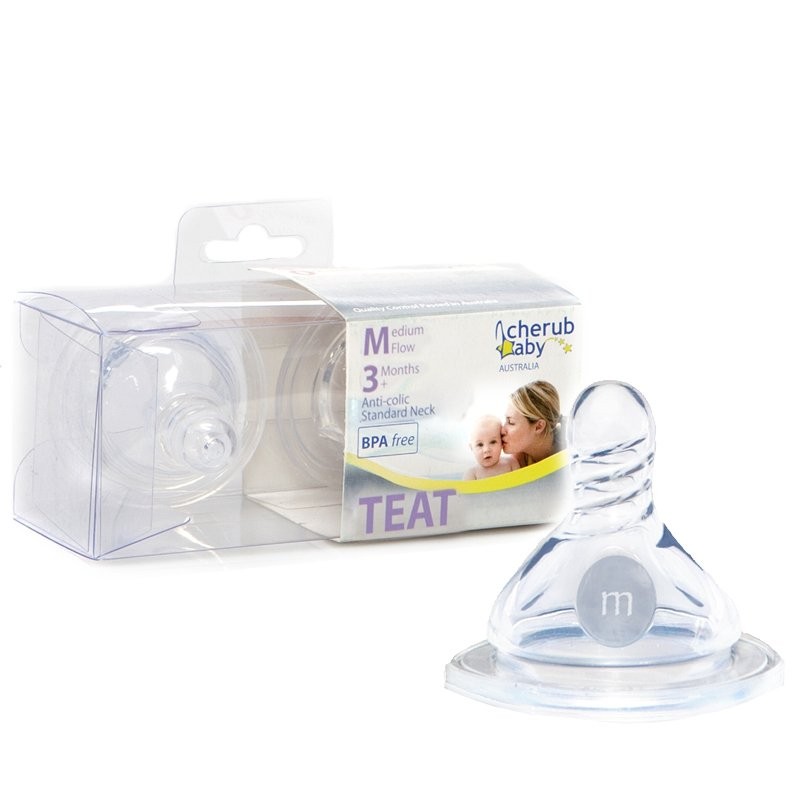 Cherub Baby, Antykolkowe smoczki 2 szt. - średnie