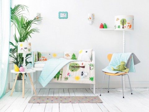 POŚCIEL DZIECIĘCA 100 x 135 PRZYJACIELE Z LASU