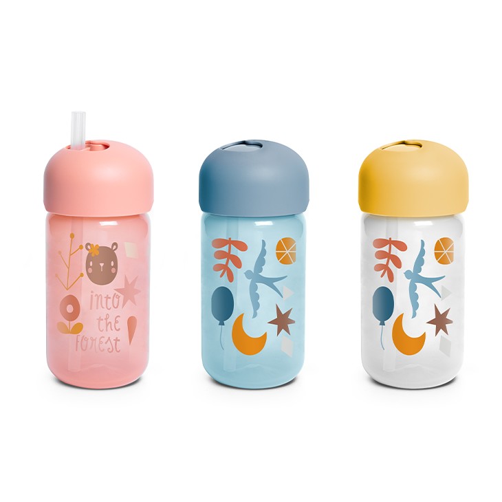 Suavinex Bidon Niekapek z Rurką Forest 340ml 18m+