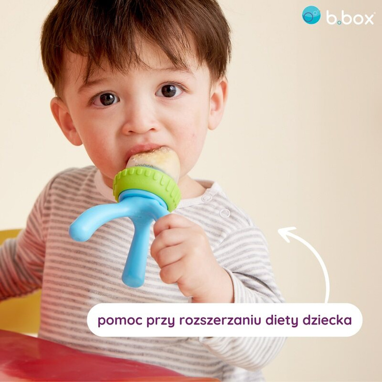 B.Box Silikonowy Gryzak do Podawania Pokarmu Strawberry Shake 5m+