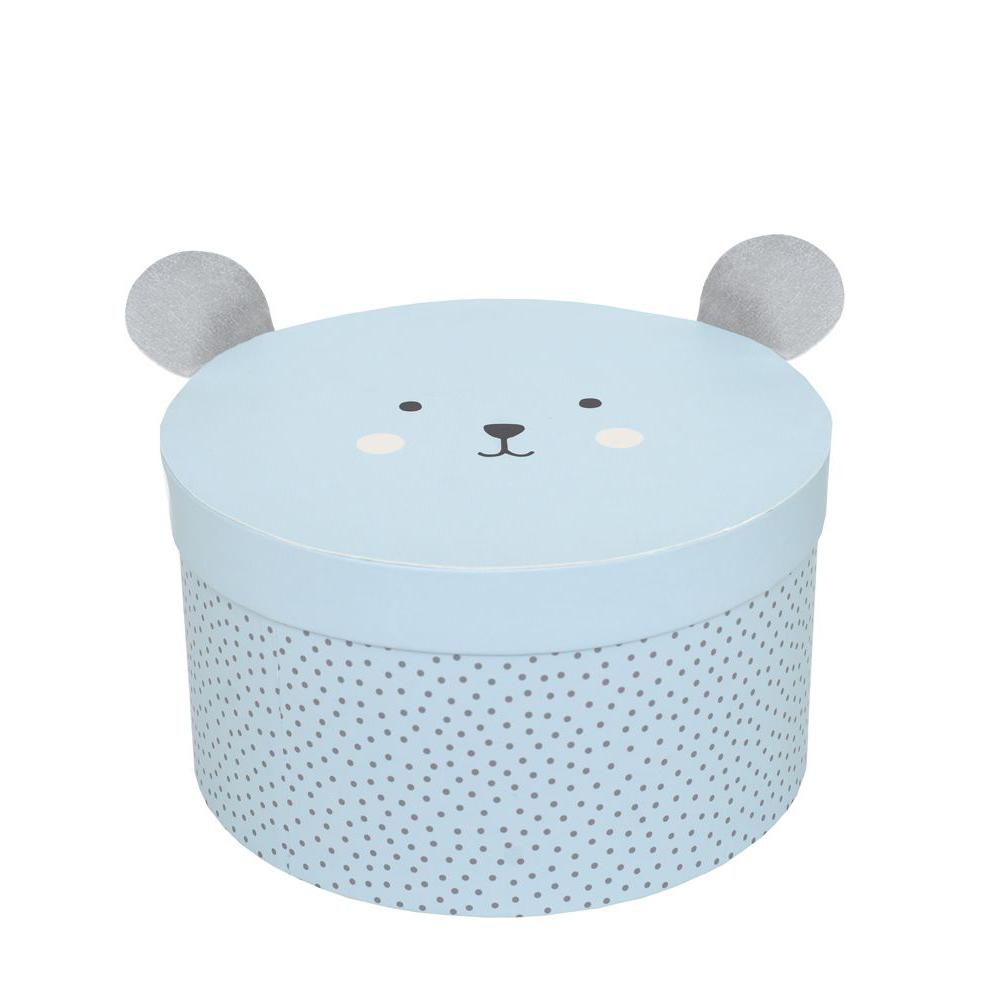 Jabadabado Okrągłe Pudełka Miś 2 szt. 1+