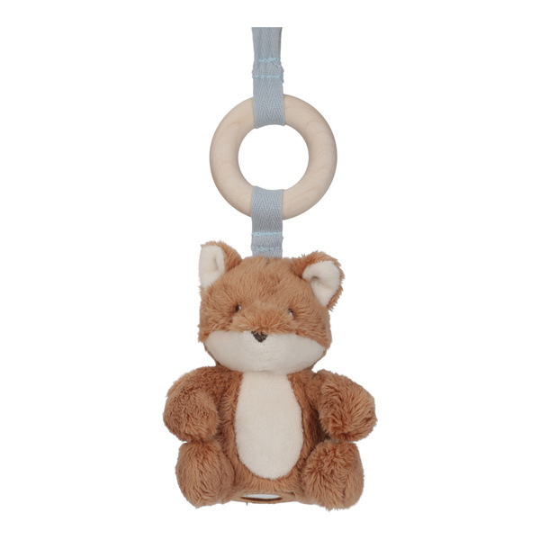 Little Dutch – Pałąk interaktywny Forest Friends – drewniany pałąk z zawieszkami 0–6 mc