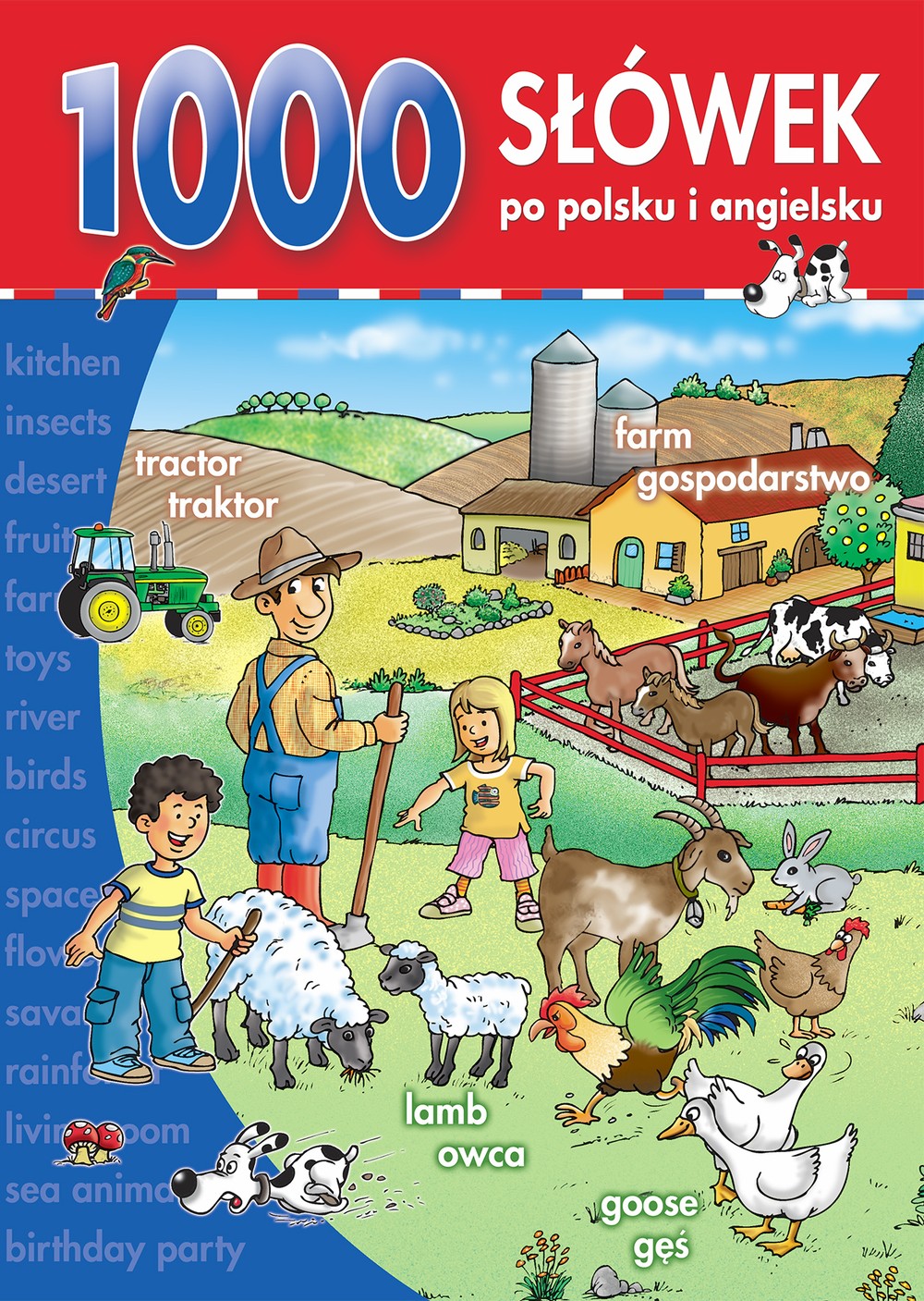 1000 Słówek Polsko-Angielski Słownik Obrazkowy 1+ | Fabryka Wafelków