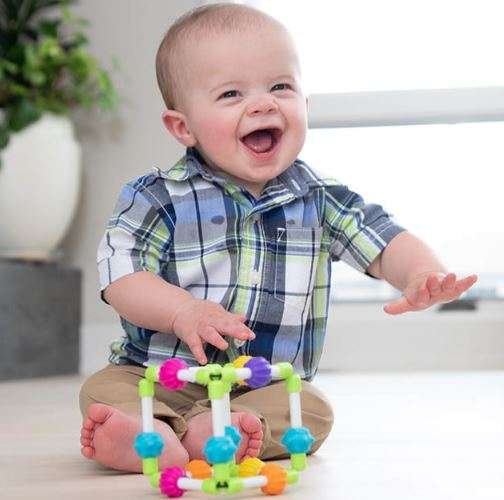 Fat Brain Toy Sześcianik Quubi Gryzak 3m+